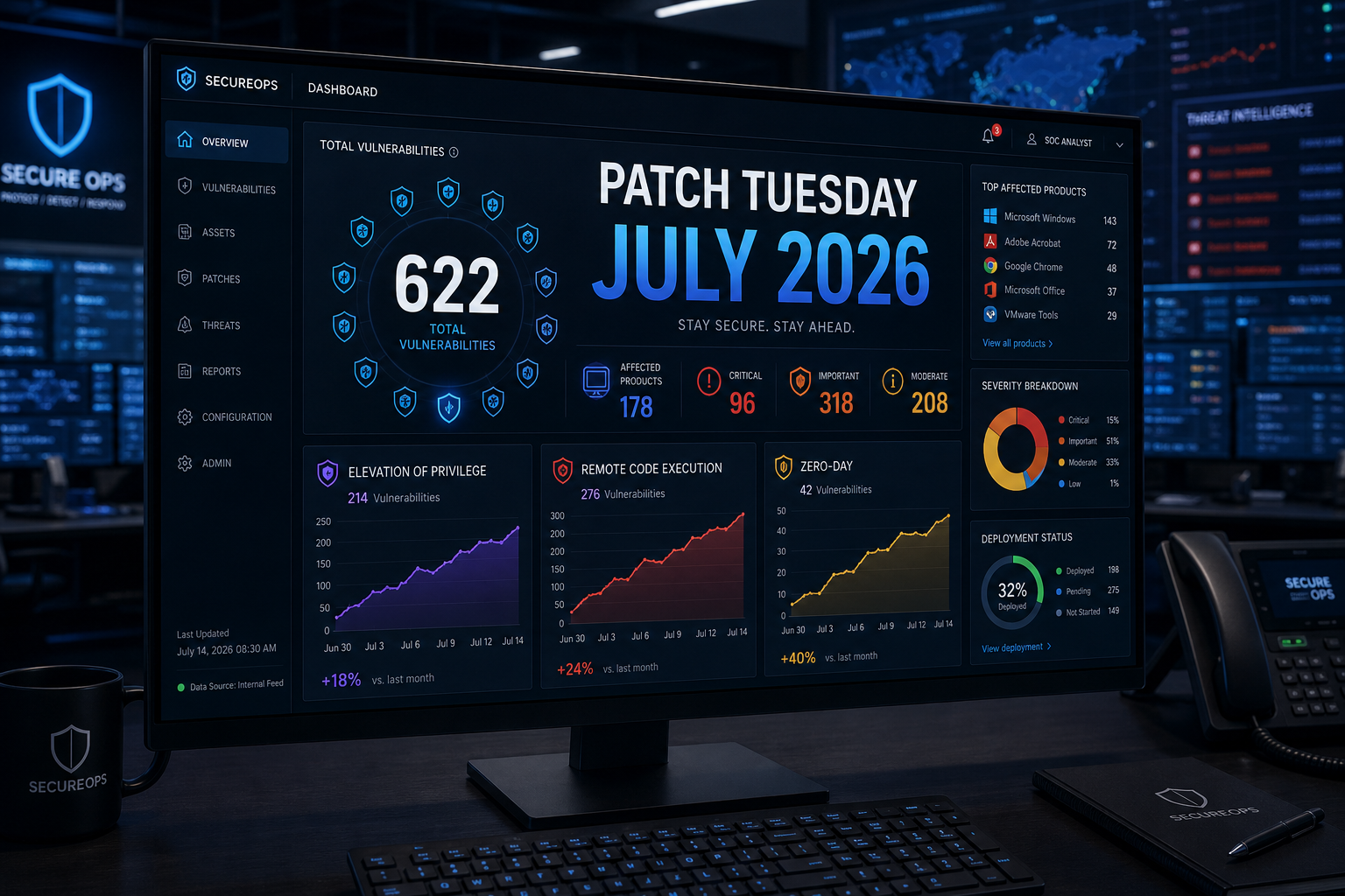 2026年7月 Windows パッチ：600件以上の脆弱性を修正