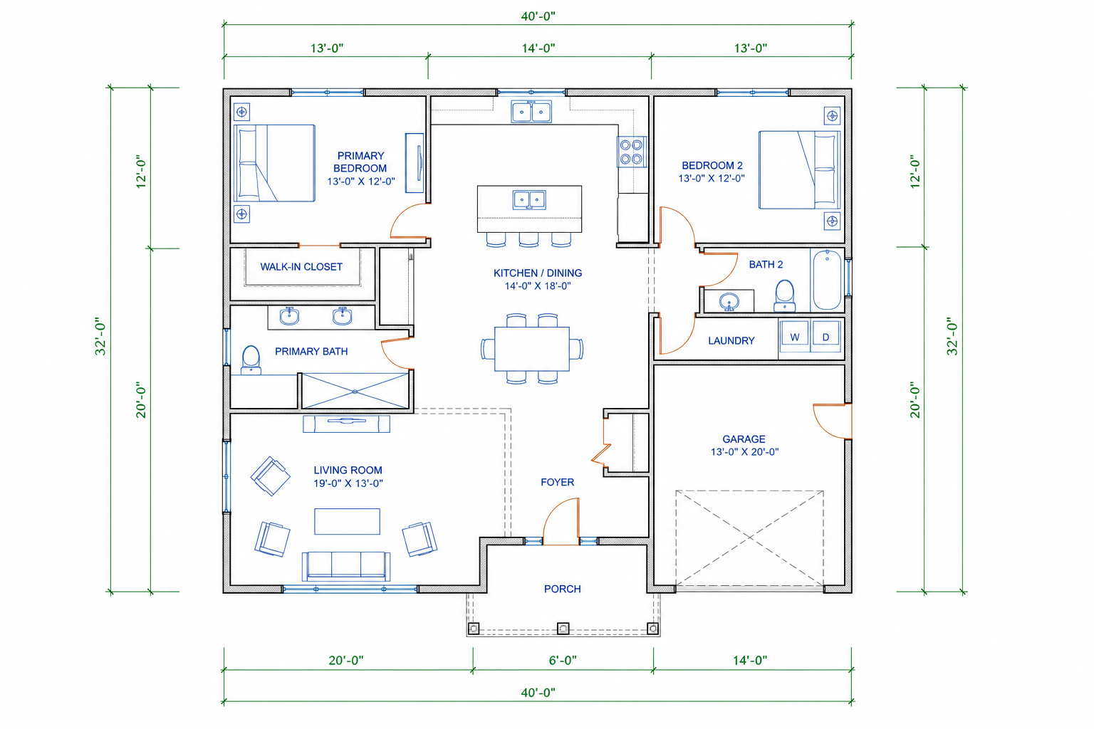first CAD project layout showing layers and drawing scale setup