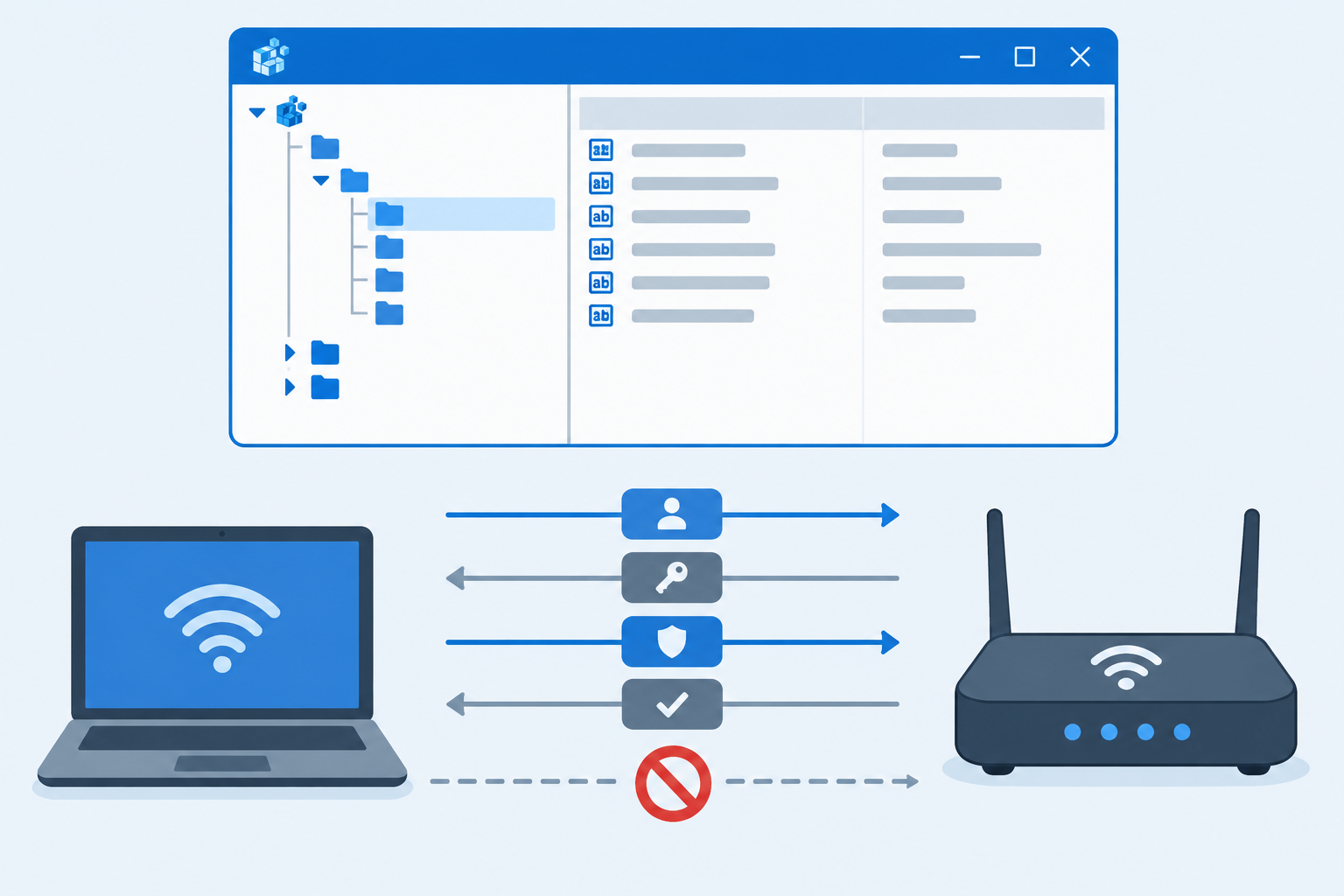 Diagram illustrating causes behind the NTLM networking issue