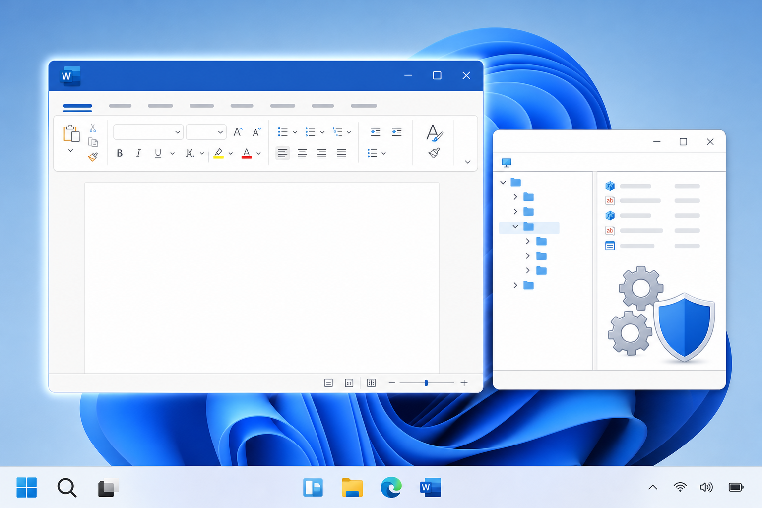 Registry editor and Office window illustrating the office 2024 upgrade prompt fix