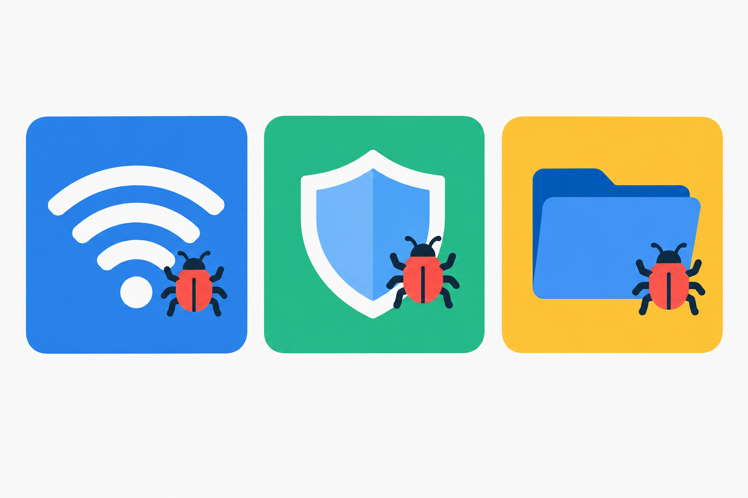 Icons representing multiple known issues bundled in one Windows update Icons representing multiple known issues bundled in one Windows update