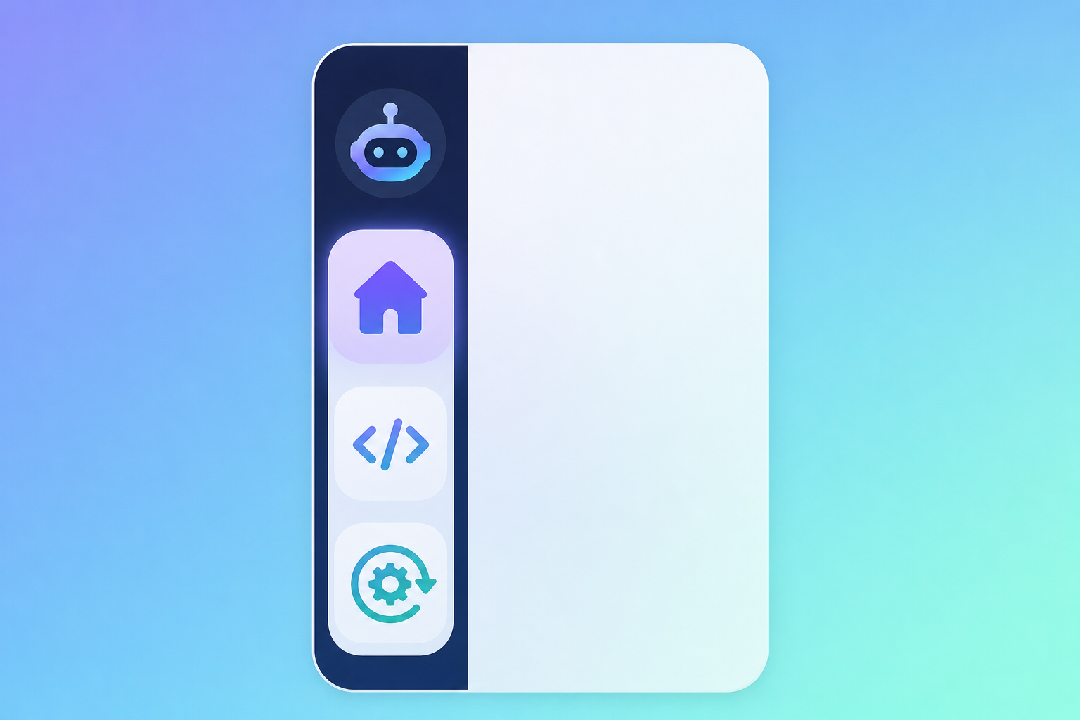 Redesigned Copilot app menu displaying Home Code Autopilot options Redesigned Copilot app menu displaying Home Code Autopilot options