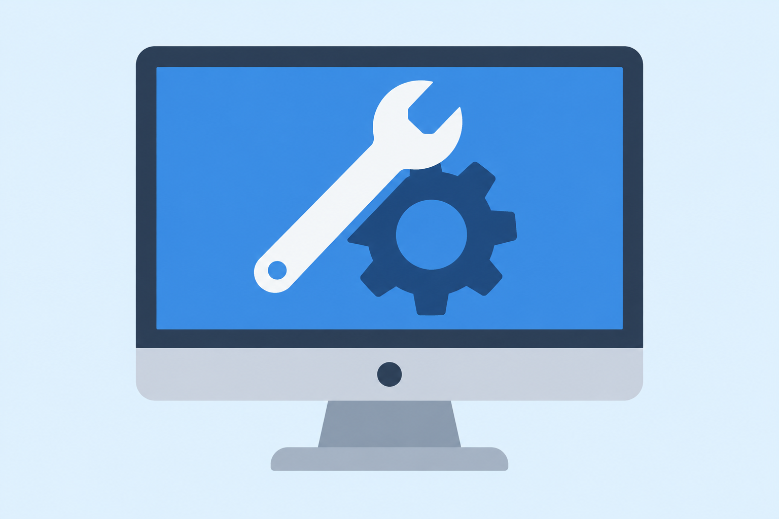 Step-by-step fix illustration for the 0x800f0845 update error on Windows 11